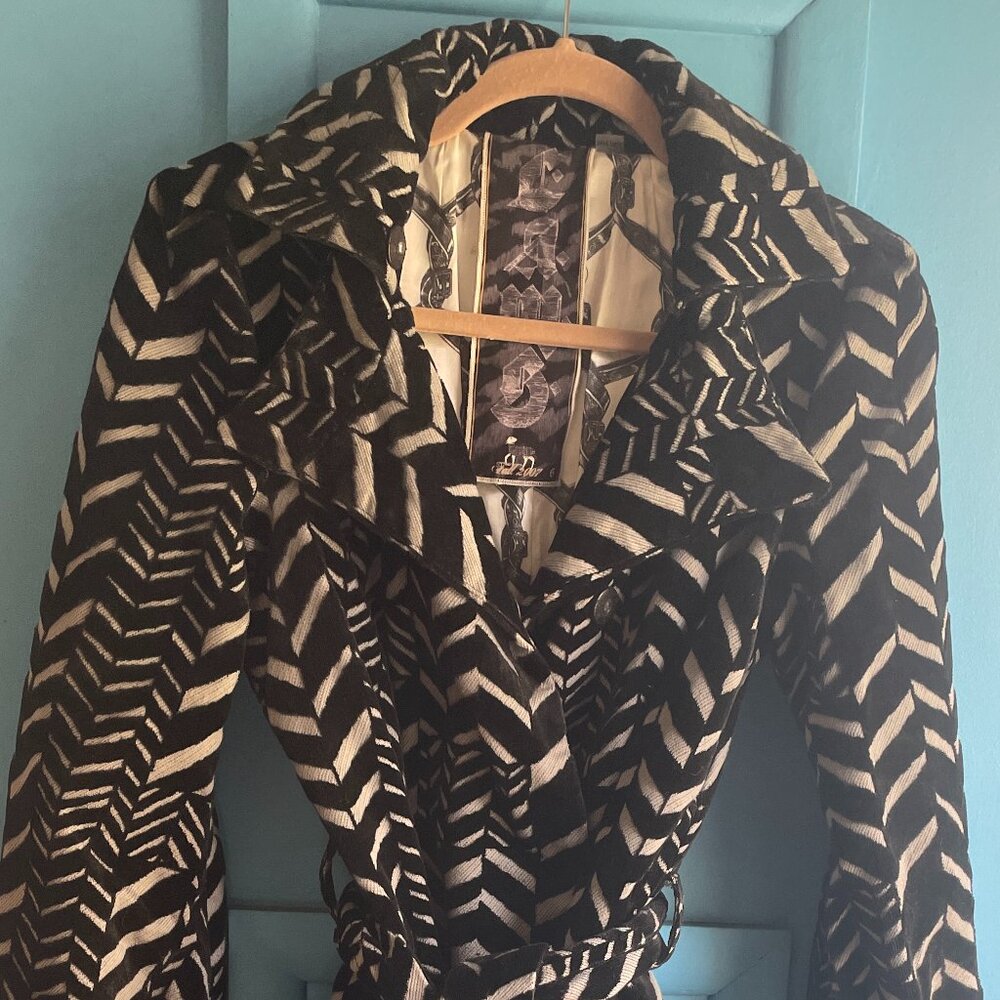 L.A.M.B. Fall 2007 ZigZag Evening Jacket Size 6 RARE VINTAGE